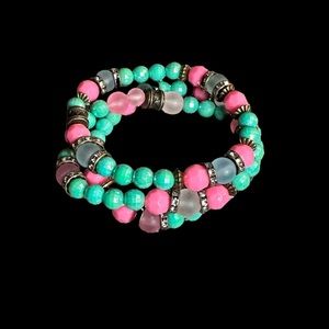 Multicolored Stackable Bracelets Set Sorority Sisters